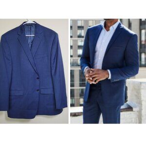 Collection Michael Strahan Suit Blazer Jacket Mens 48R Nautical Business Casual